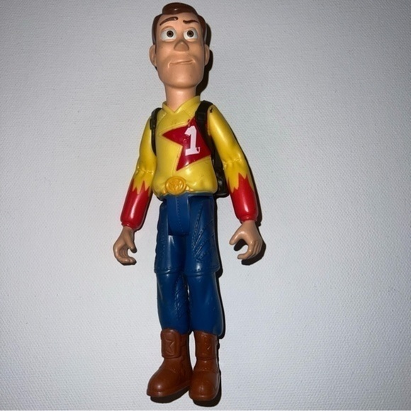 Disney Other - 2011 Disney Pixar Toy Story RC's Race Deluxe 7" Collection Woody Figure (G)